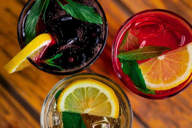 Fresh lemonade drink